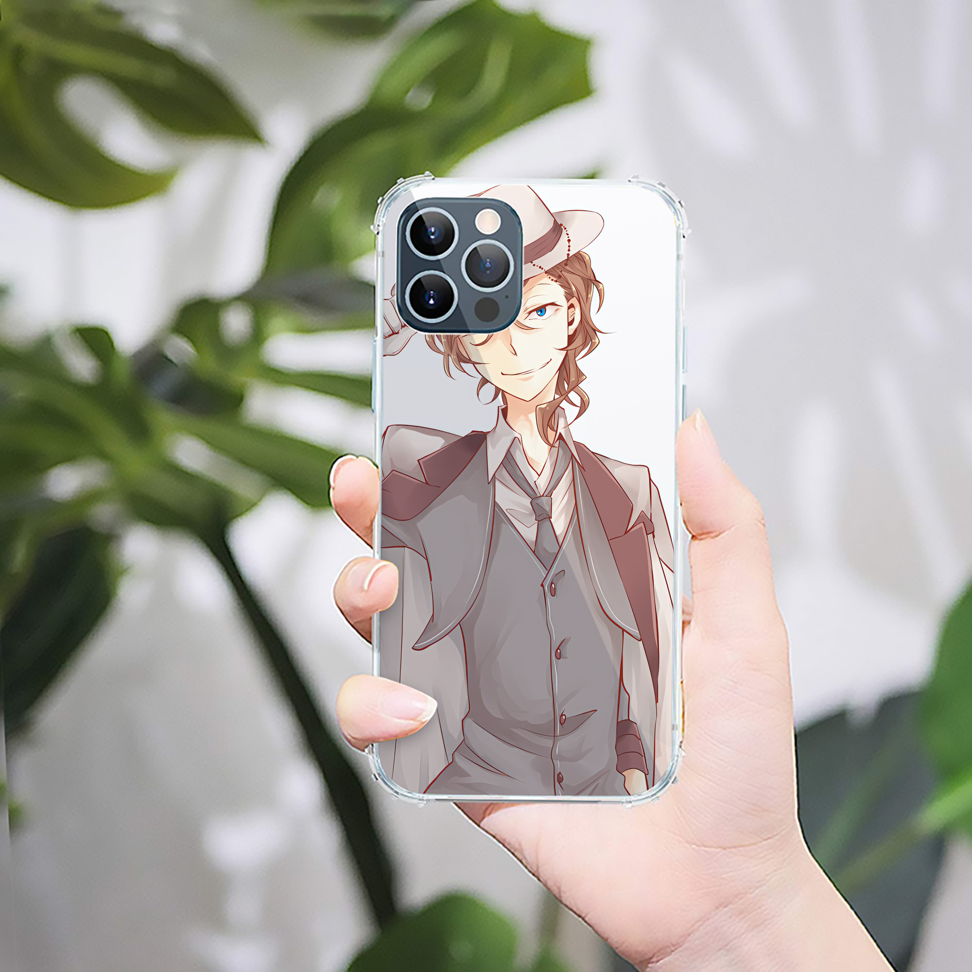 （画像用） 文豪ストレイドッグス Bungo Stray Dogs 【iPhone 12シリーズ対応】透明スマホケース（クリアソフトケース）